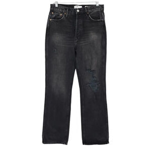 Re/Done Originals Distressed Straight Leg Jeans